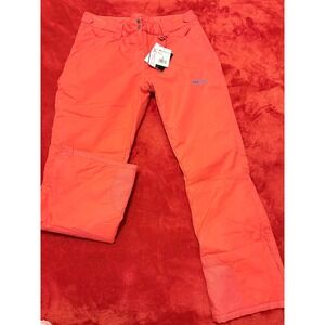 Arctix Womens Snow Pants Size L Melon Orange Ski Winter Warm Waterproof